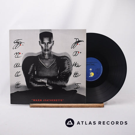 Grace Jones Warm Leatherette LP Vinyl Record - Front Cover & Record