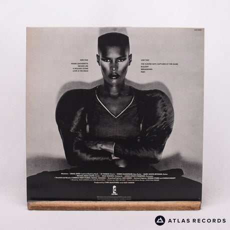 Grace Jones - Warm Leatherette - Barney Bubbles Label LP Vinyl Record - EX/EX