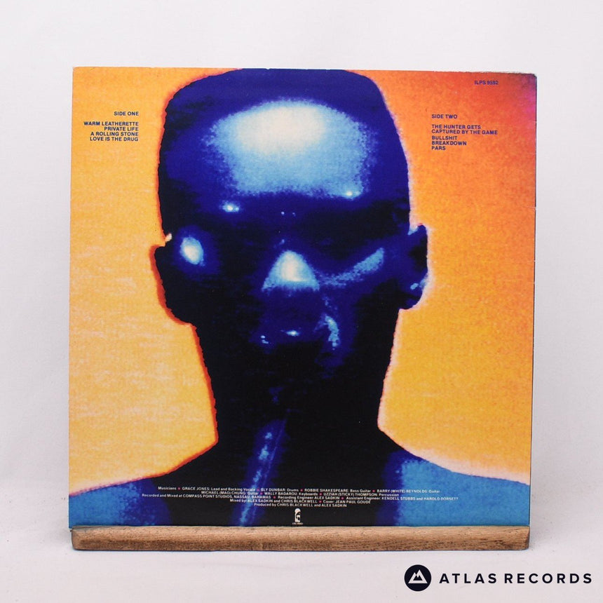 Grace Jones - Warm Leatherette - Reissue LP Vinyl Record - VG+/EX
