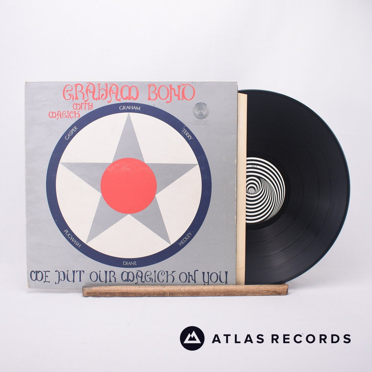 Graham Bond With Magick We Put Our Magick On You LP Vinyl Record - Front Cover & Record