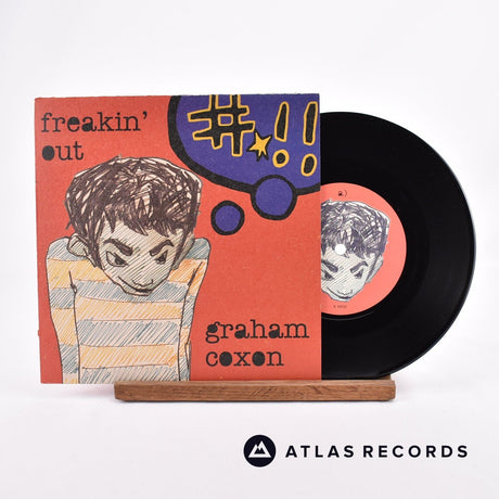 Graham Coxon Freakin' Out 7" Vinyl Record - Front Cover & Record