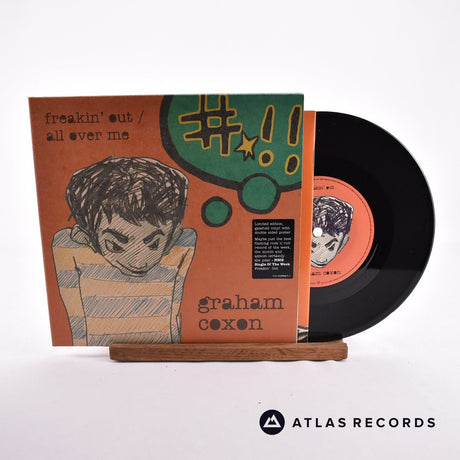 Graham Coxon Freakin' Out 7" Vinyl Record - Front Cover & Record
