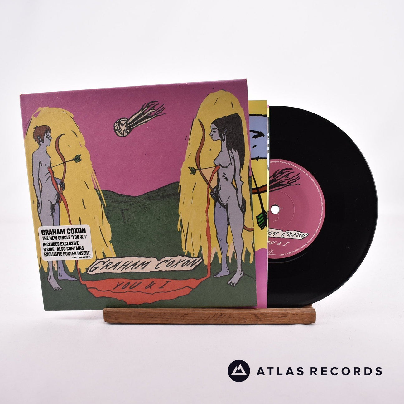 Graham Coxon You & I 7" Vinyl Record - Front Cover & Record