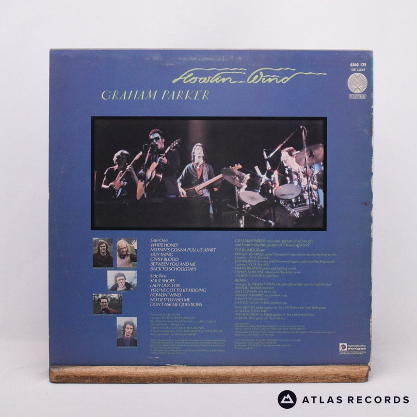 Graham Parker - Howlin Wind - LP Vinyl Record - VG+/EX