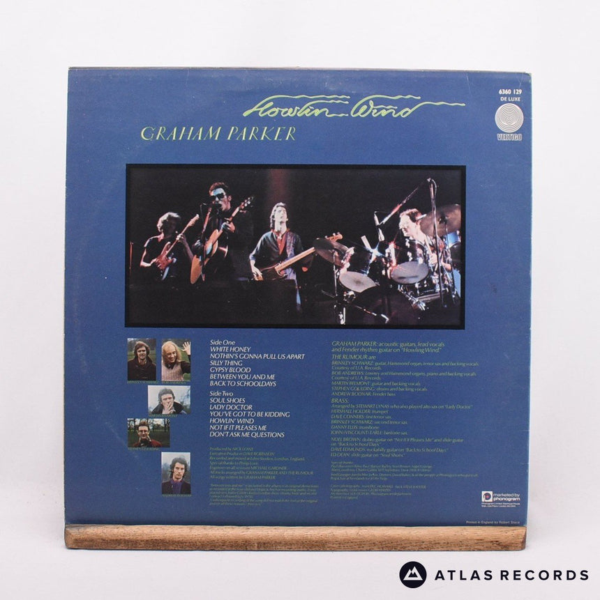 Graham Parker - Howlin Wind - Melys Repress LP Vinyl Record - VG+/EX