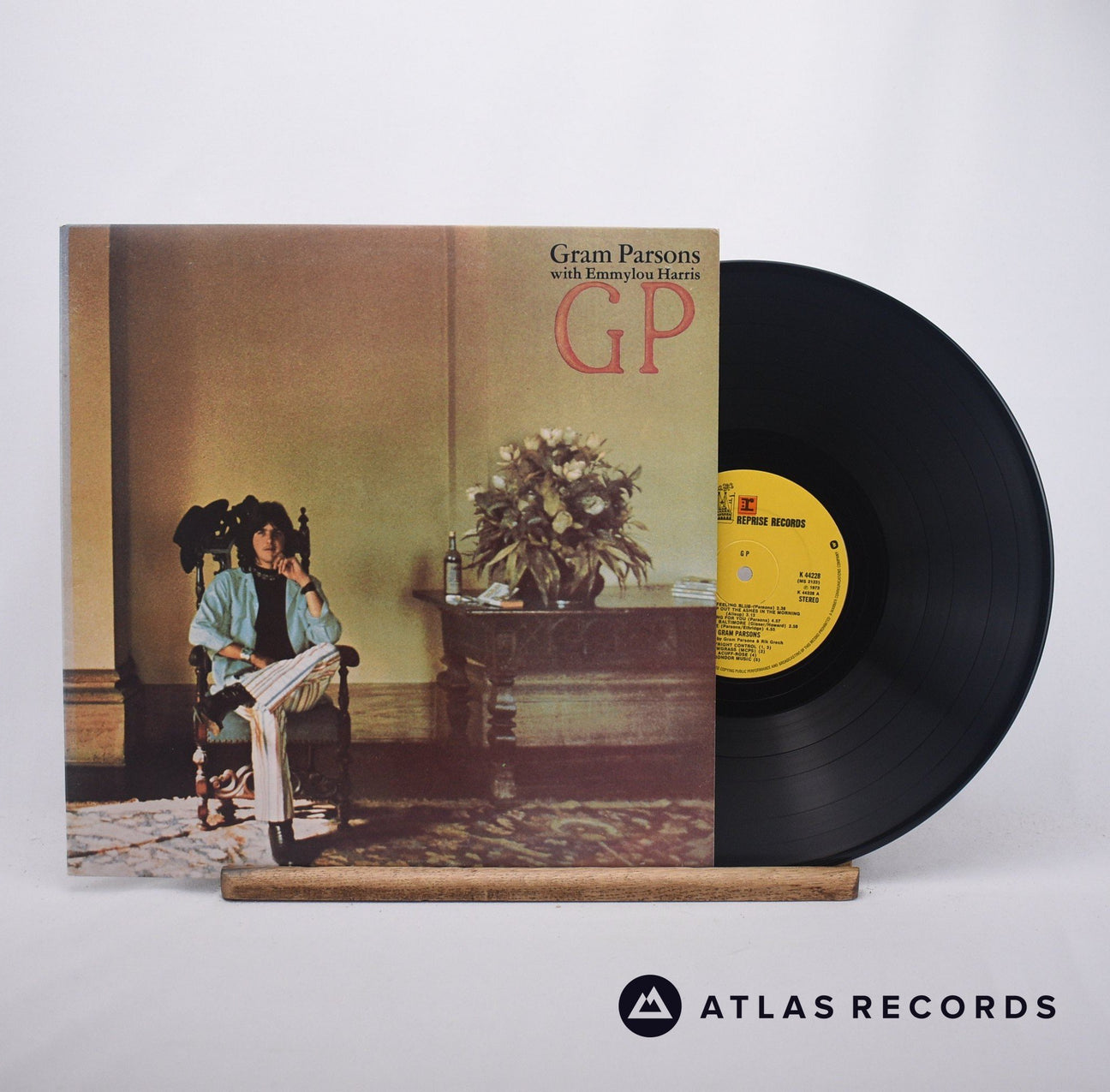 Gram Parsons GP LP Vinyl Record - Front Cover & Record
