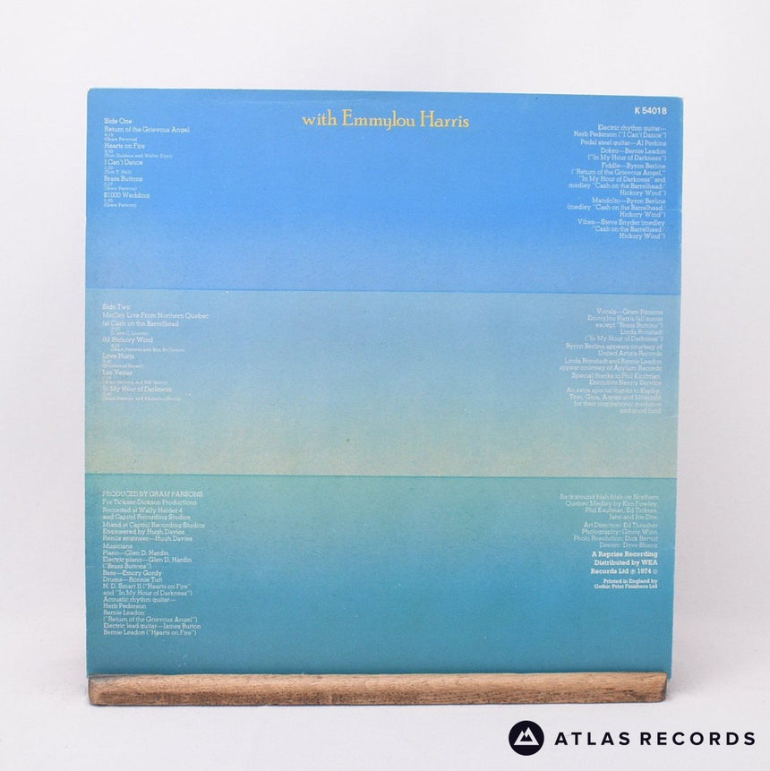 Gram Parsons - Grievous Angel - Reissue LP Vinyl Record - EX/EX