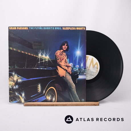 Gram Parsons Sleepless Nights LP Vinyl Record - Front Cover & Record