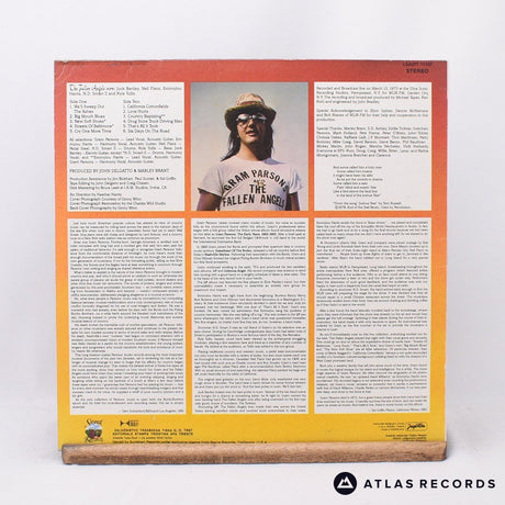 Gram Parsons & The Fallen Angels - Live 1973 - LP Vinyl Record - VG+/EX