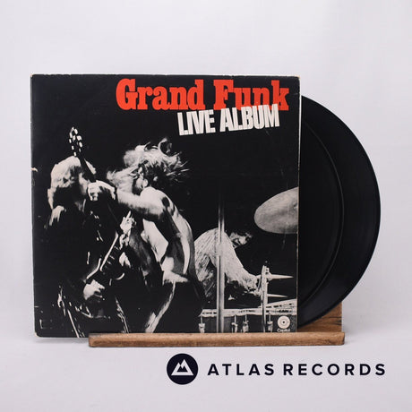 Grand Funk Railroad Live Album 2 x LP Vinyl Record - Front Cover & Record