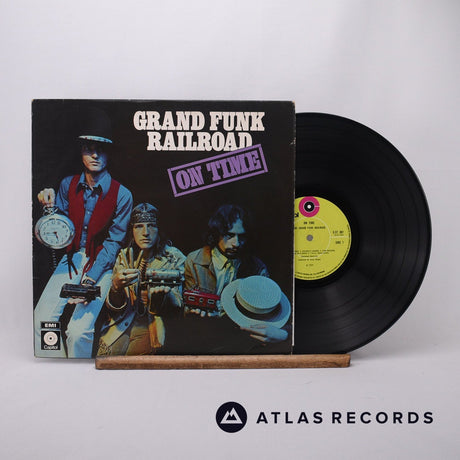 Grand Funk Railroad On Time LP Vinyl Record - Front Cover & Record