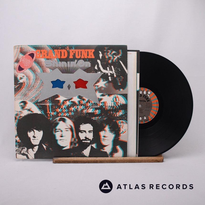 Grand Funk Railroad Shinin' On LP Vinyl Record - Front Cover & Record