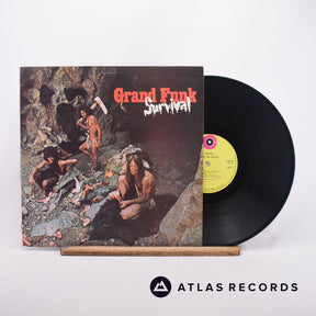 Grand Funk Railroad Survival LP Vinyl Record - Front Cover & Record