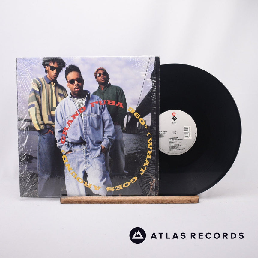 Grand Puba 360° (What Goes Around) 12" Vinyl Record - Front Cover & Record