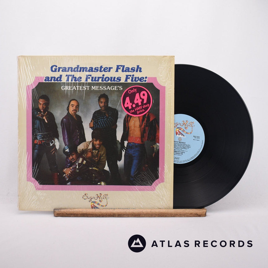 Grandmaster Flash & The Furious Five Greatest Messages LP Vinyl Record - Front Cover & Record
