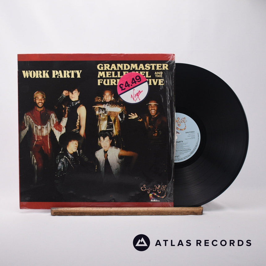 Grandmaster Melle Mel & The Furious Five Work Party LP Vinyl Record - Front Cover & Record