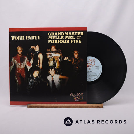 Grandmaster Melle Mel & The Furious Five Work Party LP Vinyl Record - Front Cover & Record
