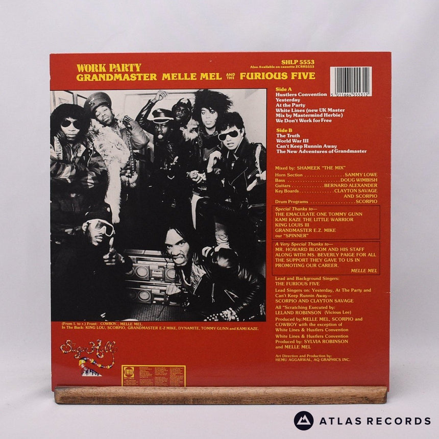 Grandmaster Melle Mel & The Furious Five - Work Party - LP Vinyl Record - EX/EX