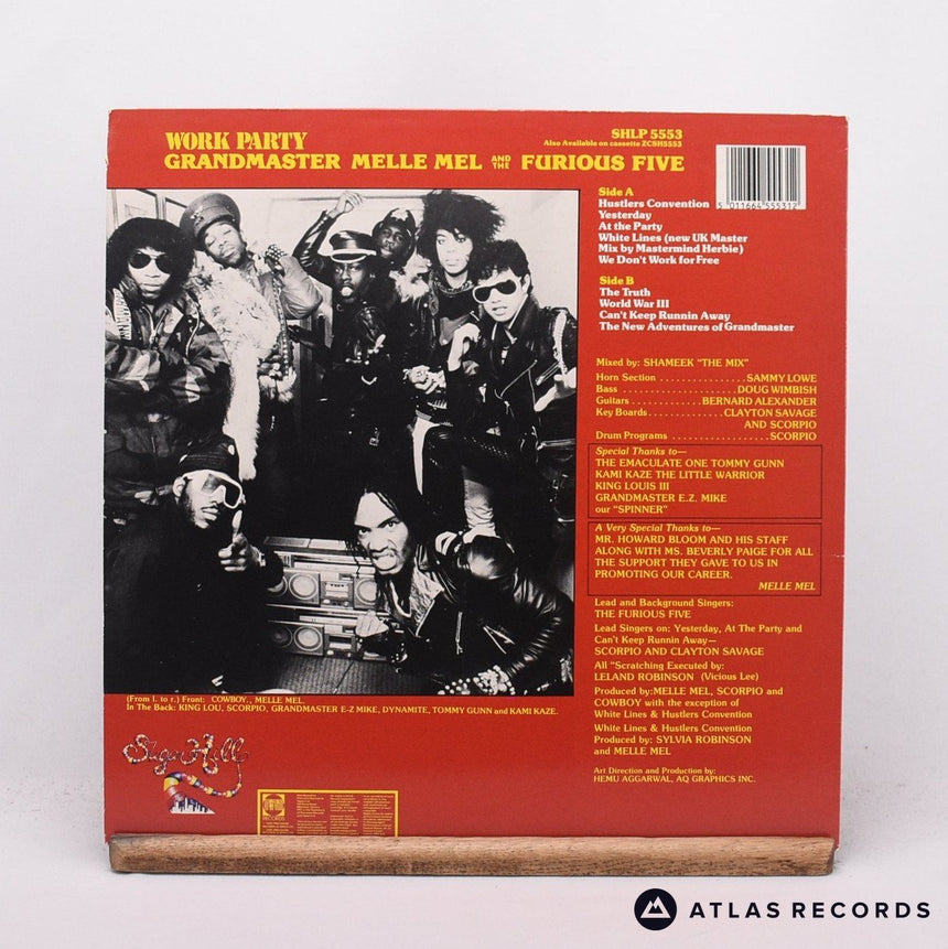 Grandmaster Melle Mel & The Furious Five - Work Party - LP Vinyl Record - EX/EX
