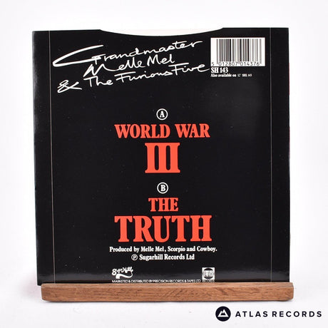 Grandmaster Melle Mel & The Furious Five - World War III - 7" Vinyl Record - NM/EX