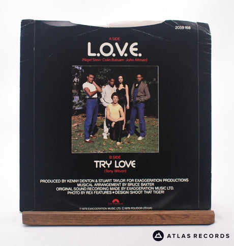 Grant Santino - L.O.V.E. / Try Love - 7" Vinyl Record - VG+/EX