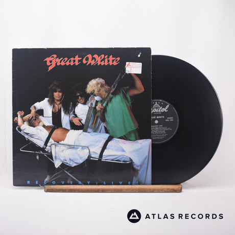 Great White Recovery: Live! LP Vinyl Record - Front Cover & Record