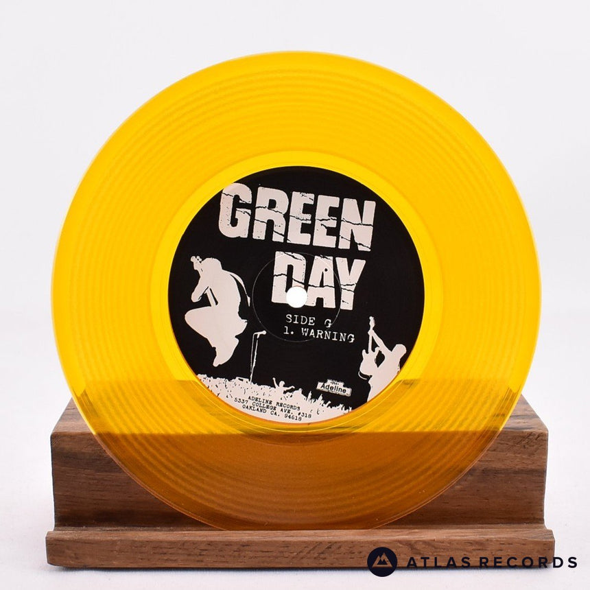 Green Day - Warning - Yellow Translucent 7" Vinyl Record - NM/NM