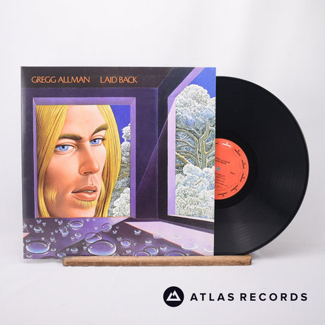 Gregg Allman Laid Back LP Vinyl Record - Front Cover & Record