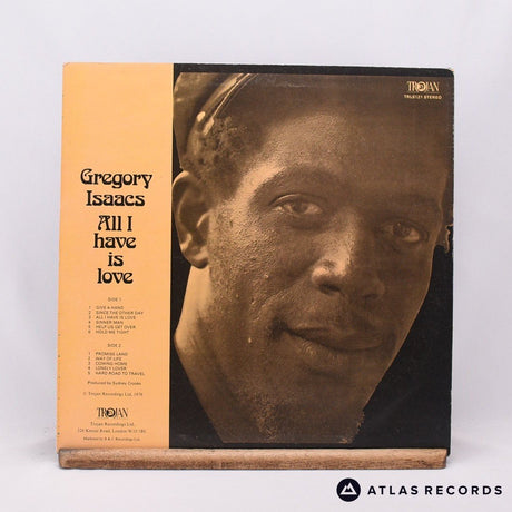 Gregory Isaacs - All I Have Is Love - A2 B2 LP Vinyl Record - VG+/EX