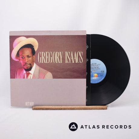 Gregory Isaacs Out Deh! LP Vinyl Record - Front Cover & Record