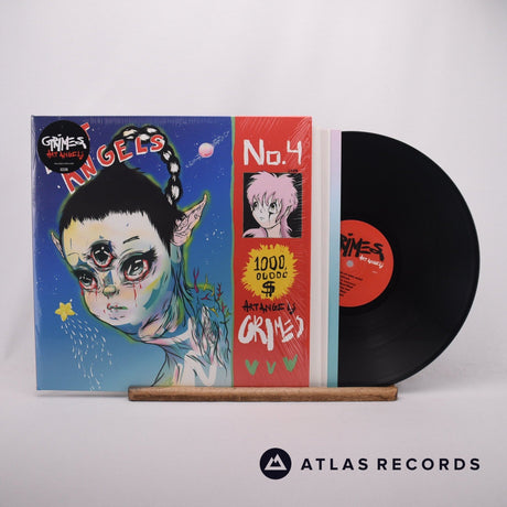 Grimes Art Angels LP Vinyl Record - Front Cover & Record