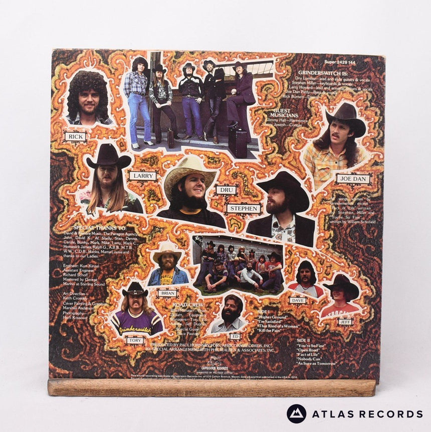 Grinderswitch - Pullin' Together - LP Vinyl Record - EX/EX