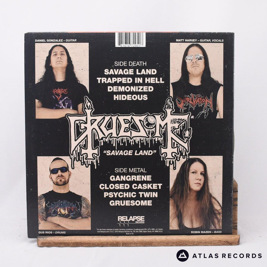 Gruesome - Savage Land - Green Swamp Limited Edition LP Vinyl Record - EX/NM