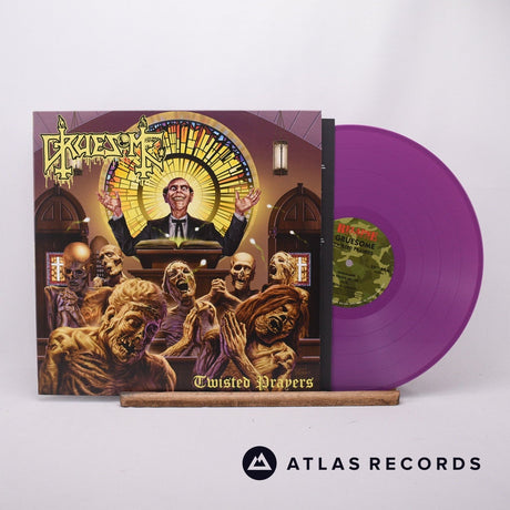 Gruesome Twisted Prayers LP Vinyl Record - Front Cover & Record