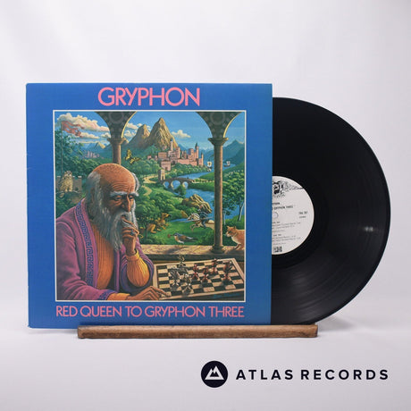 Gryphon Red Queen To Gryphon Three LP Vinyl Record - Front Cover & Record