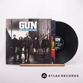 Gun Taking On The World LP Vinyl Record - Front Cover & Record