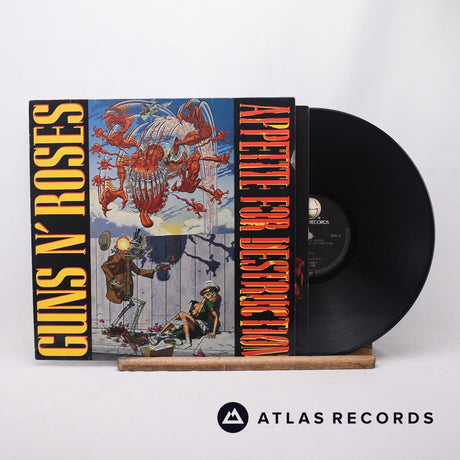 Guns N' Roses Appetite For Destruction LP Vinyl Record - Front Cover & Record