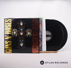 Guns N' Roses Appetite For Destruction 2 x LP Vinyl Record - Front Cover & Record