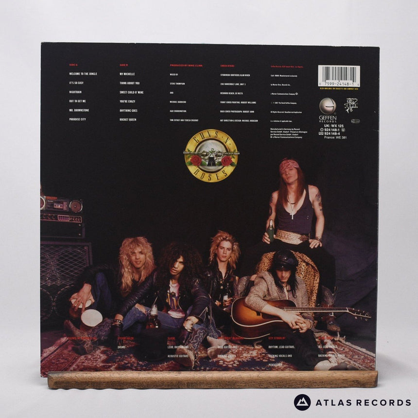 Guns N' Roses - Appetite For Destruction - 1-A 1-B LP Vinyl Record - EX/VG+