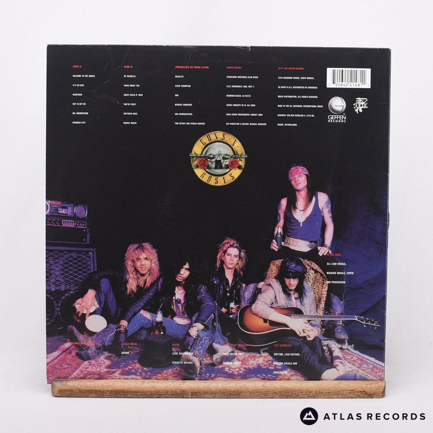 Guns N' Roses - Appetite For Destruction - 180G Reissue LP Vinyl Record - VG+/EX