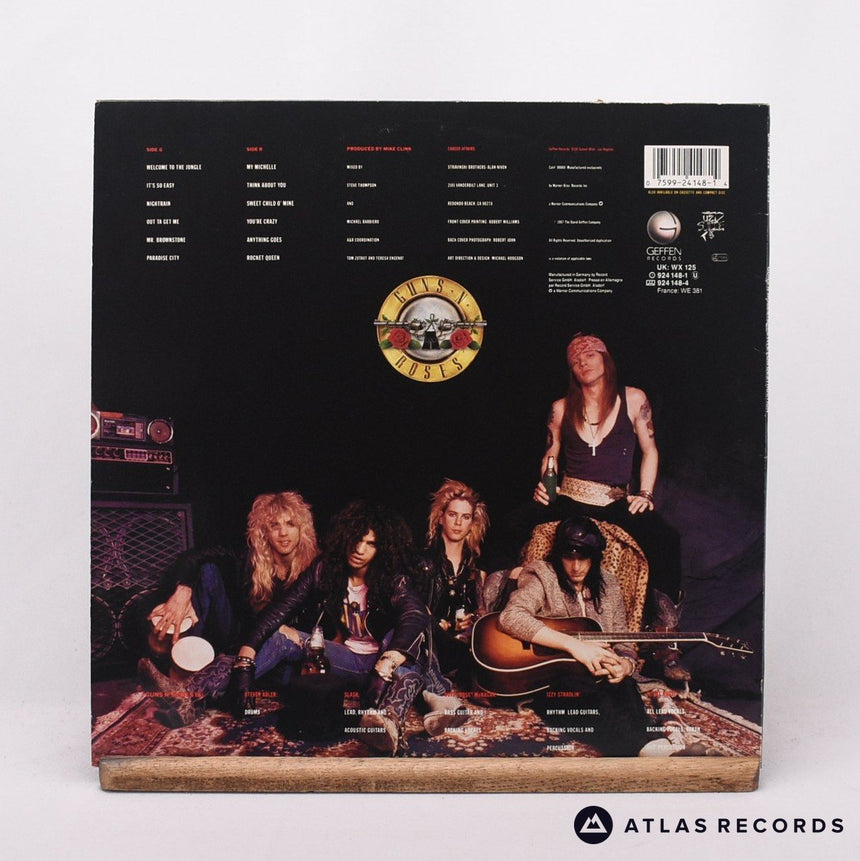 Guns N' Roses - Appetite For Destruction - 1-A 1-B LP Vinyl Record - VG+/VG+