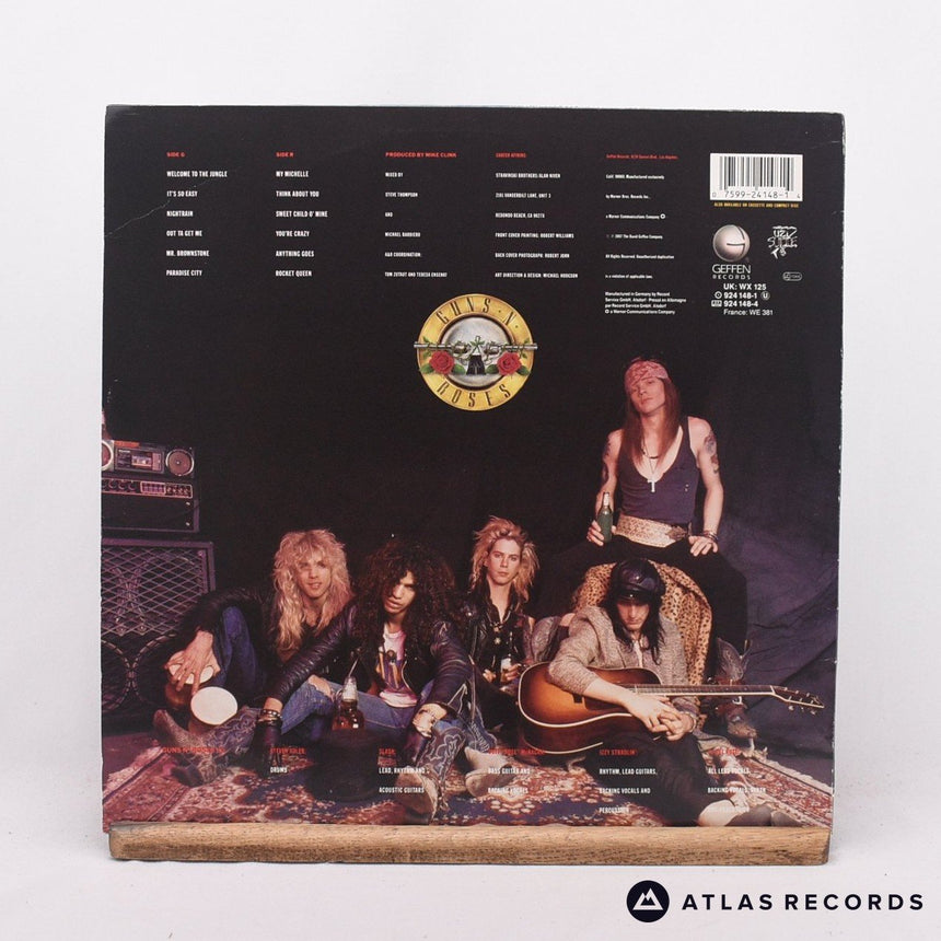 Guns N' Roses - Appetite For Destruction - 1-A 1-B LP Vinyl Record - VG+/EX