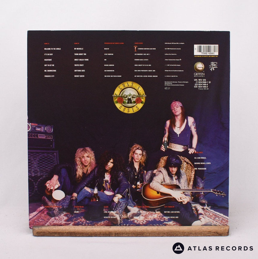 Guns N' Roses - Appetite For Destruction - 1-AX 1-B LP Vinyl Record - EX/NM