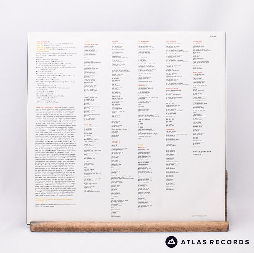 Guns N' Roses - Appetite For Destruction - -A -B LP Vinyl Record - EX/VG+