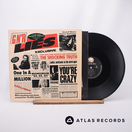 Guns N' Roses G N' R Lies LP Vinyl Record - Front Cover & Record