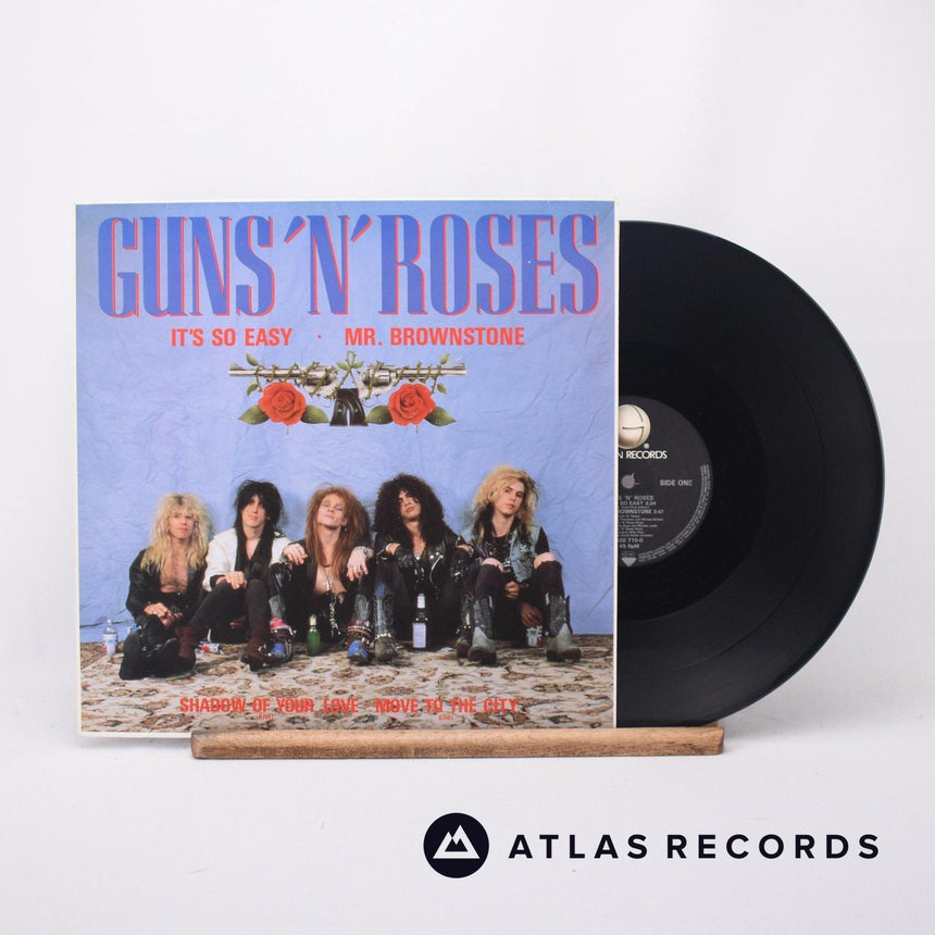 Guns N' Roses It's So Easy 12" Vinyl Record - Front Cover & Record