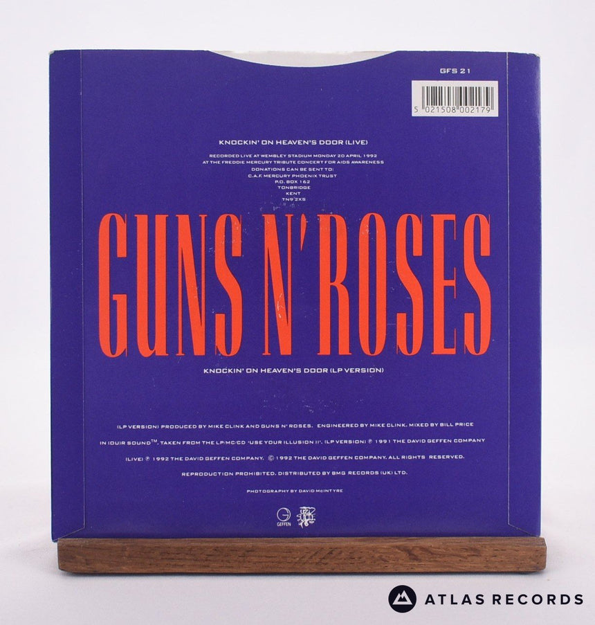 Guns N' Roses - Knockin' On Heaven's Door - 7" Vinyl Record - VG+/EX