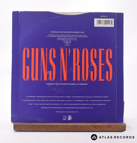 Guns N' Roses - Knockin' On Heaven's Door - 7" Vinyl Record - VG+/EX