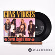 Guns N' Roses Sweet Child O' Mine 7" Vinyl Record - Front Cover & Record
