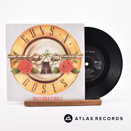 Guns N' Roses Sweet Child O' Mine 7" Vinyl Record - Front Cover & Record